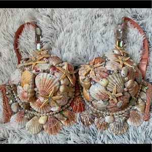 Mermaid rave bras/Halloween costume